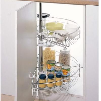 Chine Storage Loadable Kitchen Pull Out Basket Drawers Chrome Plated 400mm à vendre