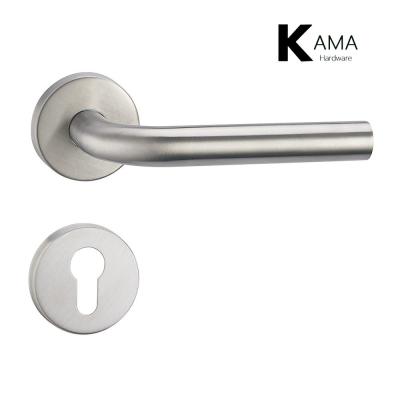 Cina Split Mortice Lock Door Handle Mechanical 304 Stainless Steel Mortise Lever Handle in vendita