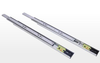 China Push To Open Ball Bearing Kitchen Cabinet Drawer Slides Full Extension 45mm for sale