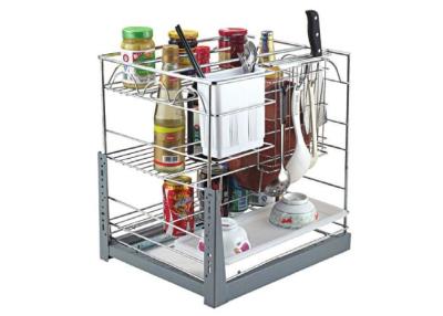 Китай Chrome покрыл тягу кухни из материала W350 X D440 x H450mm утюга корзины продается