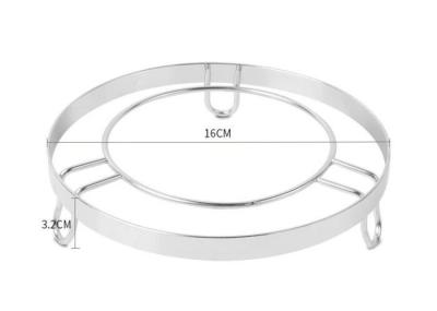 China Poliertes Edelstahl-Dampfer-Gestell für Hitze isolierte D160×H32mm zu verkaufen