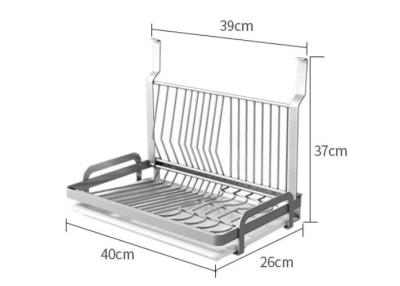 Китай Кухня SS складная стекая шкаф/шкаф блюда L400×W260×H370mm кухни продается