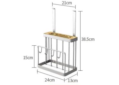 Chine Le couteau/la cuisine de hachage retirent l'acier inoxydable du panier 304 avec le matériel en bambou à vendre