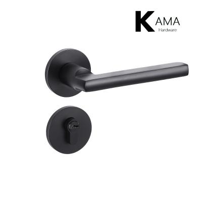 China Mortise Split  Wooden Door Lock Handle Set Aluminum Matt for sale