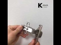 New Arrival “Push to Open“ Free Handle Furniture Door Hinges Cold Rolled Steel Nickel