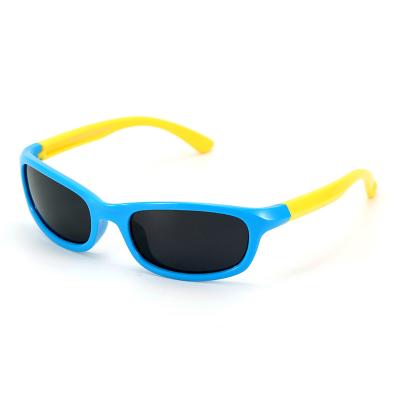 China Fashion Sunglasses Fashion High Quality Silicone Cute Kids Rubber Polarized Custom Sunglasses For Kids for sale