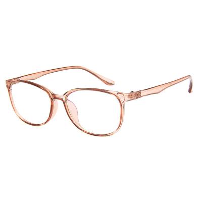 China Custom Transparent Glass Eyeglasses Frames High Quality Glass Optical Frames Fashion Optical Frames Retros for sale