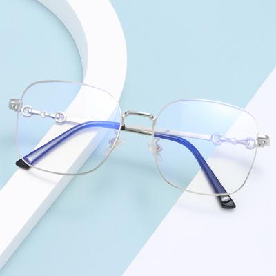 China For Optical Frames PC Glass Optical Frame Blue Light Retro Blocking Glasses Glasses Custom Frames for sale