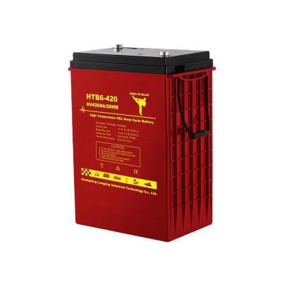 China Power Tools 6v420ah 6v400ah 3years Warranty 5-8 Years Cycle Life Deep Rechargeable Storage Battery AGM UPS GEL Inverter Lead Acid Battery for sale