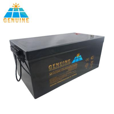 China Power tools 3years warranty 5-8 years life 12v250ah VRLA AGM lead acid solar battery for solar system energy storage batteries for sale