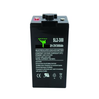 China Machine-KF2-300 Long Life Storage Batteries Lead Acid Battery Deep Cycle Solar GEL Battery 2v500ah For Solar Panel System for sale