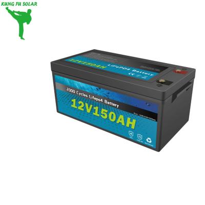 China Home appliances Kungfu 12V150Ah LiFePO4 battery lithium iron phosphate lithium ion battery for RV/Golf cart/yacht/marine/backup/solar for sale