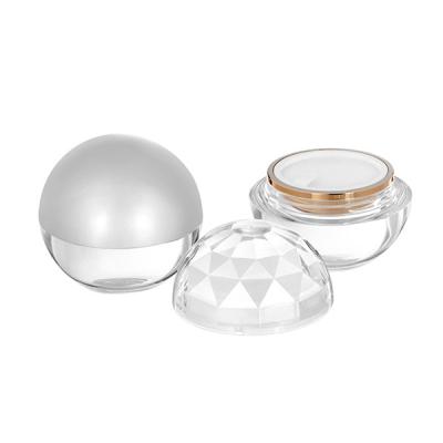 China 23g 30g 50gPS Wholesale Classic / Double Edged Cosmetic Jar Ball Cream Jar for sale