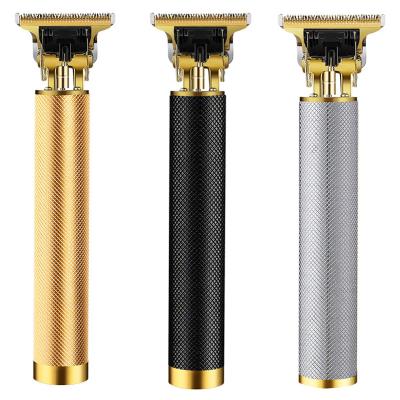 China RV Trimmer Men's Hair Cutter Machine 0mm Cordless Barber Barbershop Shaver Electric Hair Bald Clipper for sale