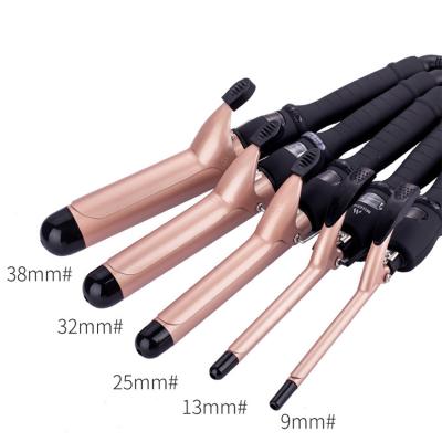 China Hot Sale Adjustable Settings Heat Automatic Hair Curler 32mm Long Hair Barrel Led Hair Curler for sale