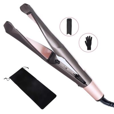 China Curler Hair Straightener or Straight Hair Straightener Hair Curler and Hair Curler 2 in 1 Hair Iron for sale