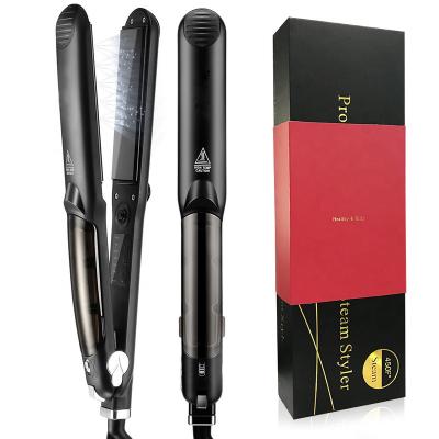 China Professional RV Steampod Hair Straightener Tourmaline Hair Straightener Steam Hair Straightener for sale