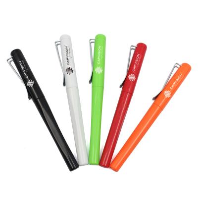 China Stylish Design Hot Selling Personalized Promotional Pens With Big Logo Printed Clip For Logo Or Company Name for sale