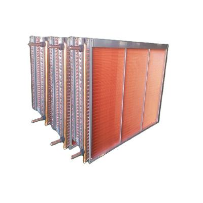 China High energy efficiency-low operating cost Copper Fin and tube  cold water condenser for refrigerator for sale