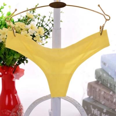 China Antibacterial hot sale women underwear solid color sexy panties for sale