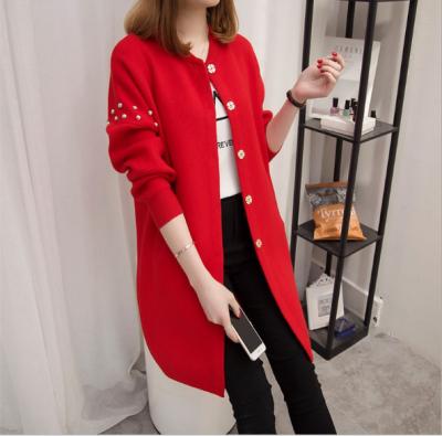 China Anti-pilling 2019 Autumn Winter Women Long Sleeve Cardigan Sweater Knitted Women Cardigans for sale