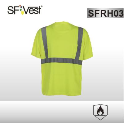 China EN ignífugo 1149 NFPA 70E ASTM F1506 de la ropa de las cintas reflexivas del franco de la anchura del desgaste los 5cm del trabajo de la moda en venta