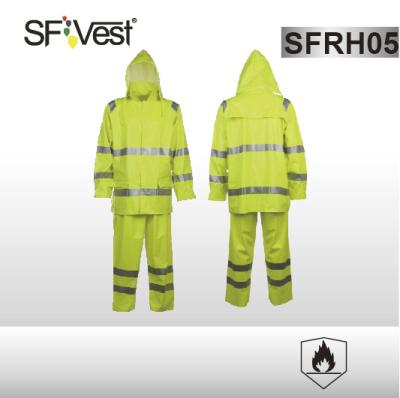 Китай Отражательное высокое пламя визави - полиуретан ANSI 107 workwear coveralls retardant над knit хлопка FR продается