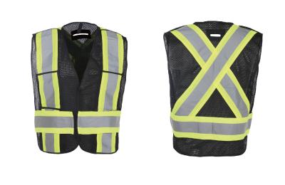 China 5cm reflective tape workwear reflective safety vest for adult CSA Z 96 09 for sale