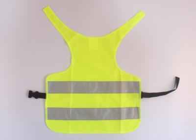 China 100% polyester fabric and reflective tape high visibility pet safety vest with buckle closure for sale