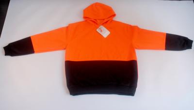 China High visibility fluorecent orange assorted color sweater with reflective thread binding for sale