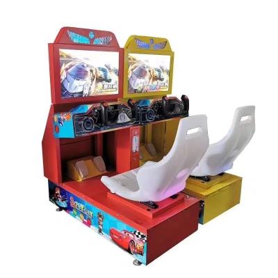 China 22 Inch Kids Car Racing Simulator Playground HD Electronic Offroad Circuit Entertainment Racing Game Machine Te koop