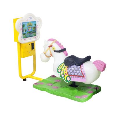 China Plastic Coin Operated Swinging Games Machine Game Machine Electronic Rocking Arcade Game For Kids Te koop