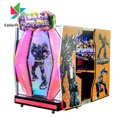 China Entertainment Video Game City Simulator 55 Inch Big Screen Transformers Game Shooting Machine for sale