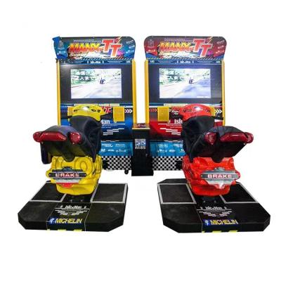 China 32 Inch TT Indoor Motorcycle Adult Entertainment Equipment Automatic Simulation Racing Game Machine for sale