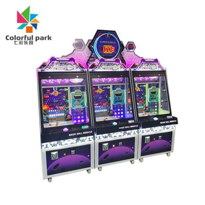 China Hot Selling Magic Tickets Arcade Exchange Entertainment Guangzhou Colorful Park Ball Miracle Machine zu verkaufen