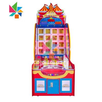 China High profit amusement park carnival booth game machine coin tossing machine colorful booth machine for sale