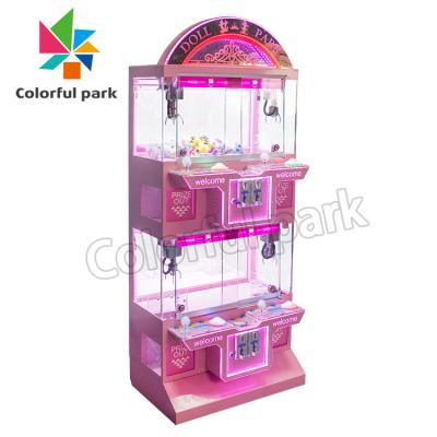 China Entertainment Cheapest Price Electric 4 Player Selling Coin Operated Mini Plush Toy Claw Crane Machine zu verkaufen