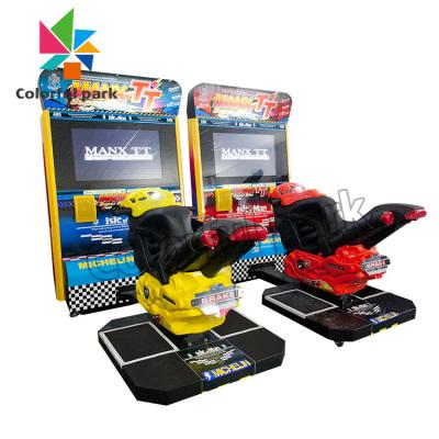 China Entertainment 32 Inch MAXX TT Motorcycle Gp Simulator Arcade Game Machine For 2 Player zu verkaufen