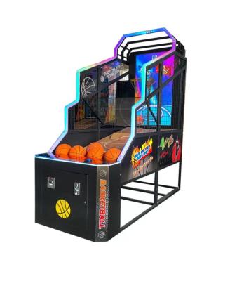 China Entertainment Guangzhou Colorful Garden 55 Inch Automatic Basketball Match Machine Basketball Machine Skateboard Ball New for sale