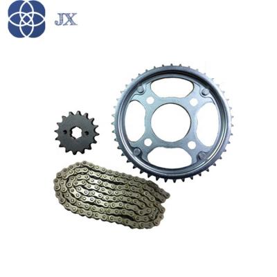 China Motorcycle Parts Top Quality Brazil High Performance WEB 100 Motorcycle Chain Sprocket Kit for sale