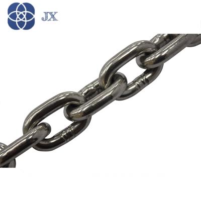 China Overhead Lifting EN818-2 Painted Black Welded Pulling Chain 10mm 12mm for sale