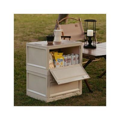 China Practical Hot Selling Box Plastic Foldable Strong Camping Outdoor Storage Cabinet Viable With Fast Shipments for sale