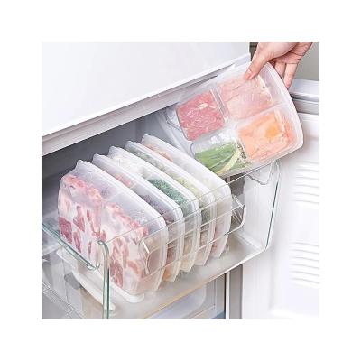 China Best Quality Food Grade Microwavable Plastic Microwave Box Food Selling Airtight Clear Storage Container for sale