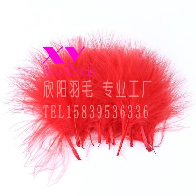 China Wholesale DIY Decoration Small Craft Marabou Turkey Feather White Craft Feather And Decoration Feather For Sale for sale