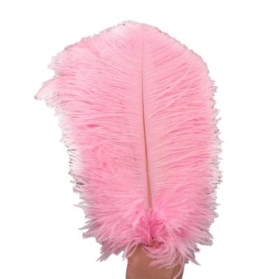 China Factory Price Cheap Durable BLACK Feather 35cm-40cm Ostrich Feathers for sale