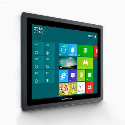 China Industrial Application 17 Inch Stock Industrial Application PC Enclosed Industrial Fanless Diecast All In One Touch Screen Panel Mini PC Industrial Panel PC for sale