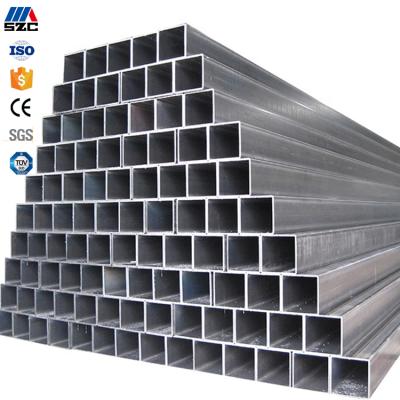 China Structure Pipe Q345 Low Price Large Stock Hot Dipped Galvanized Steel Pipe / Rectangular Steel Pipe Tube for sale