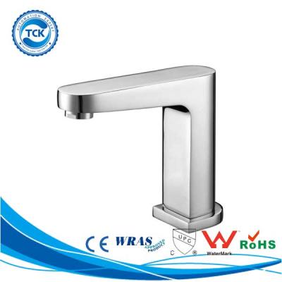 China Commercial Modern Electric Faucets Bathroom Faucet - Chrome Single Deck Handle Single Hole Basin Faucet for sale