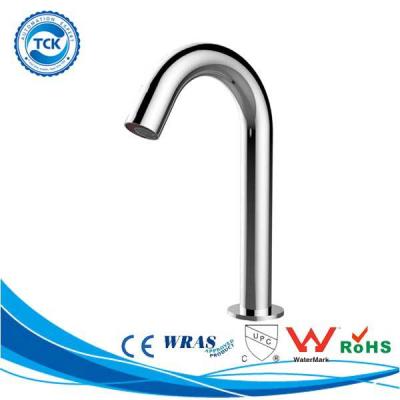 China Electric Faucets 304SS Water Spout Induction Goose Neck Sink Faucet With Aerator for sale