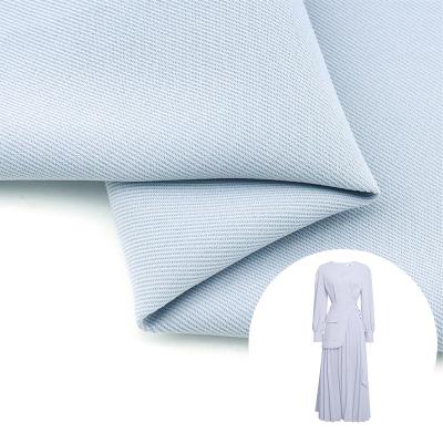 China Breathable Smooth Soft Twill JK Uniform Woven Shirt Fabrics 100% Polyester Fabrics for sale